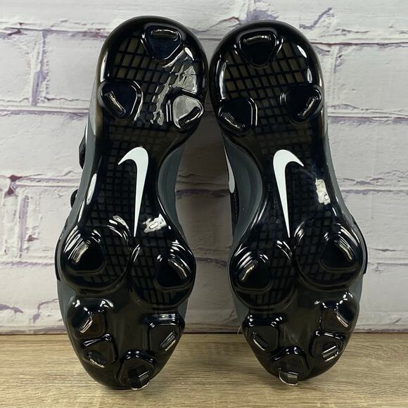 Nike Zoom Force Trout 9 Elite Men's 8 Black Metal Baseball Cleats FB2906-003 - Picture 8 of 9